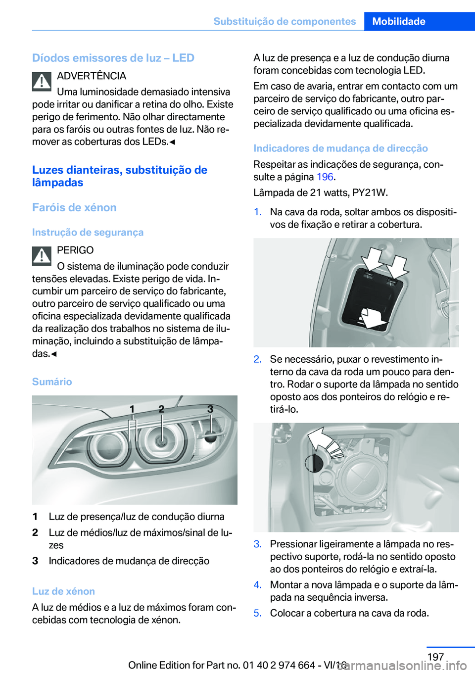 BMW M2 2017  Manual do condutor (in Portuguese) �D�
