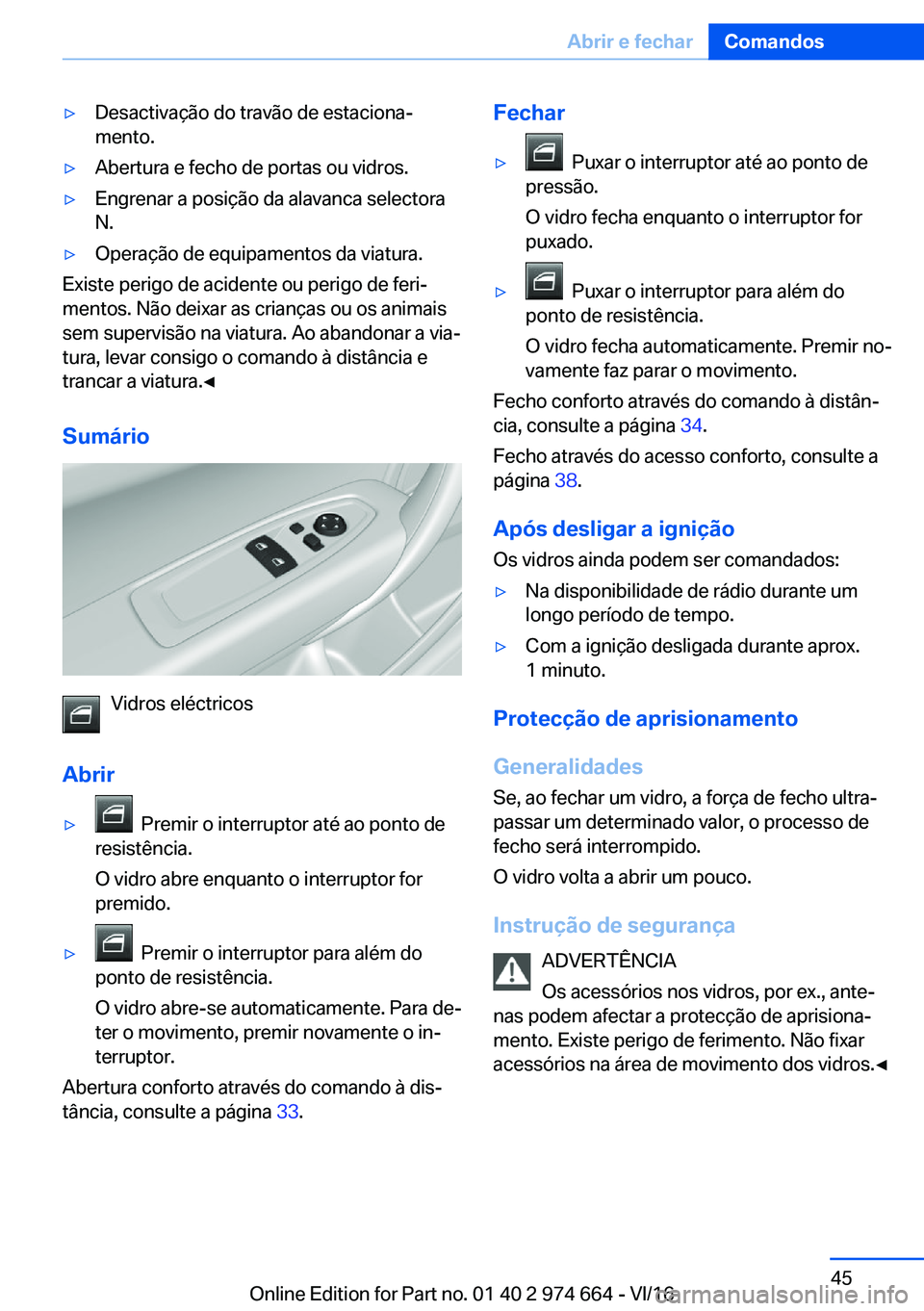 BMW M2 2017  Manual do condutor (in Portuguese) 'y�D�e�s�a�c�t�i�v�a�