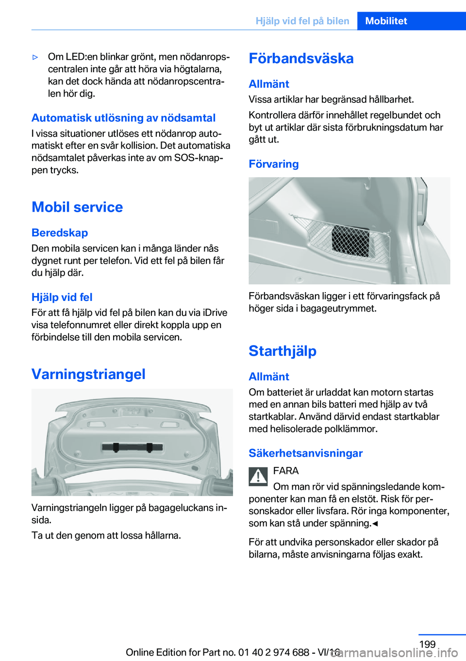 BMW M2 2017  InstruktionsbÖcker (in Swedish) 'y�O�m� �L�E�D�:�e�n� �b�l�i�n�k�a�r� �g�r�