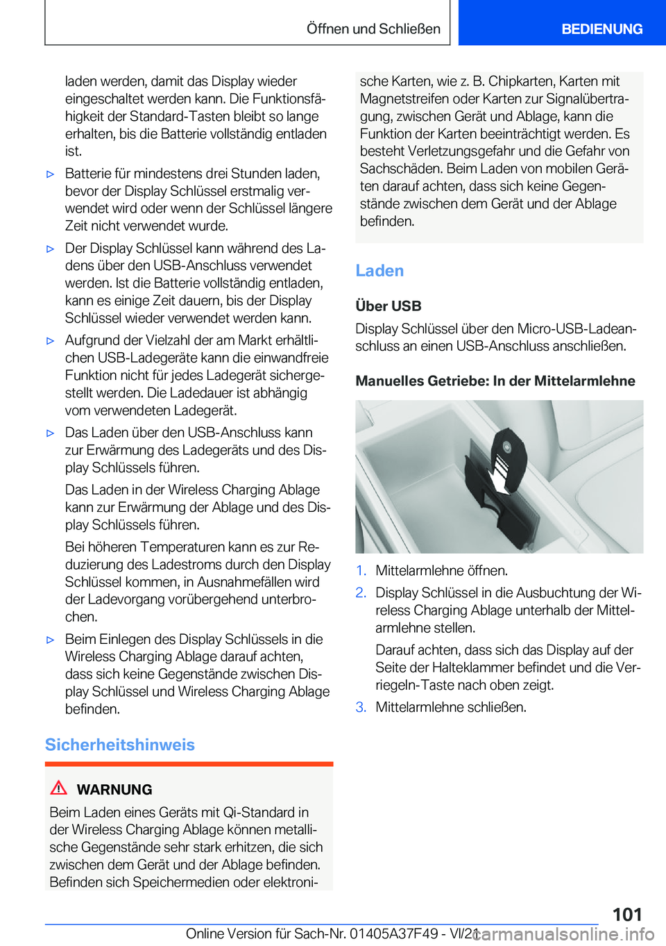 BMW M3 2022  Betriebsanleitungen (in German) �l�a�d�e�n��w�e�r�d�e�n�,��d�a�m�i�t��d�a�s��D�i�s�p�l�a�y��w�i�e�d�e�r�e�i�n�g�e�s�c�h�a�l�t�e�t��w�e�r�d�e�n��k�a�n�n�.��D�i�e��F�u�n�k�t�i�o�n�s�f�