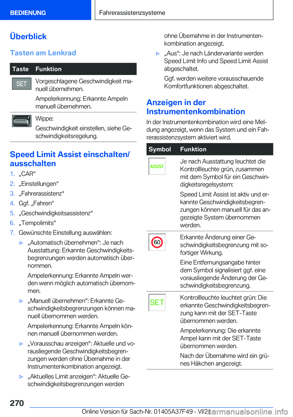 BMW M3 2022  Betriebsanleitungen (in German) �