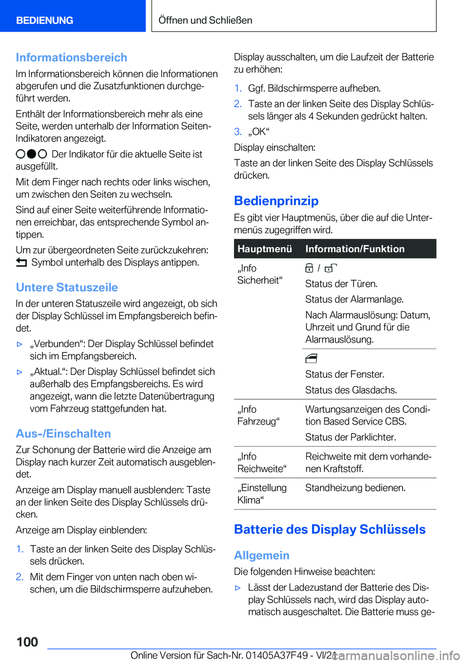 BMW M3 2022  Betriebsanleitungen (in German) �I�n�f�o�r�m�a�t�i�o�n�s�b�e�r�e�i�c�h�I�m��I�n�f�o�r�m�a�t�i�o�n�s�b�e�r�e�i�c�h��k�