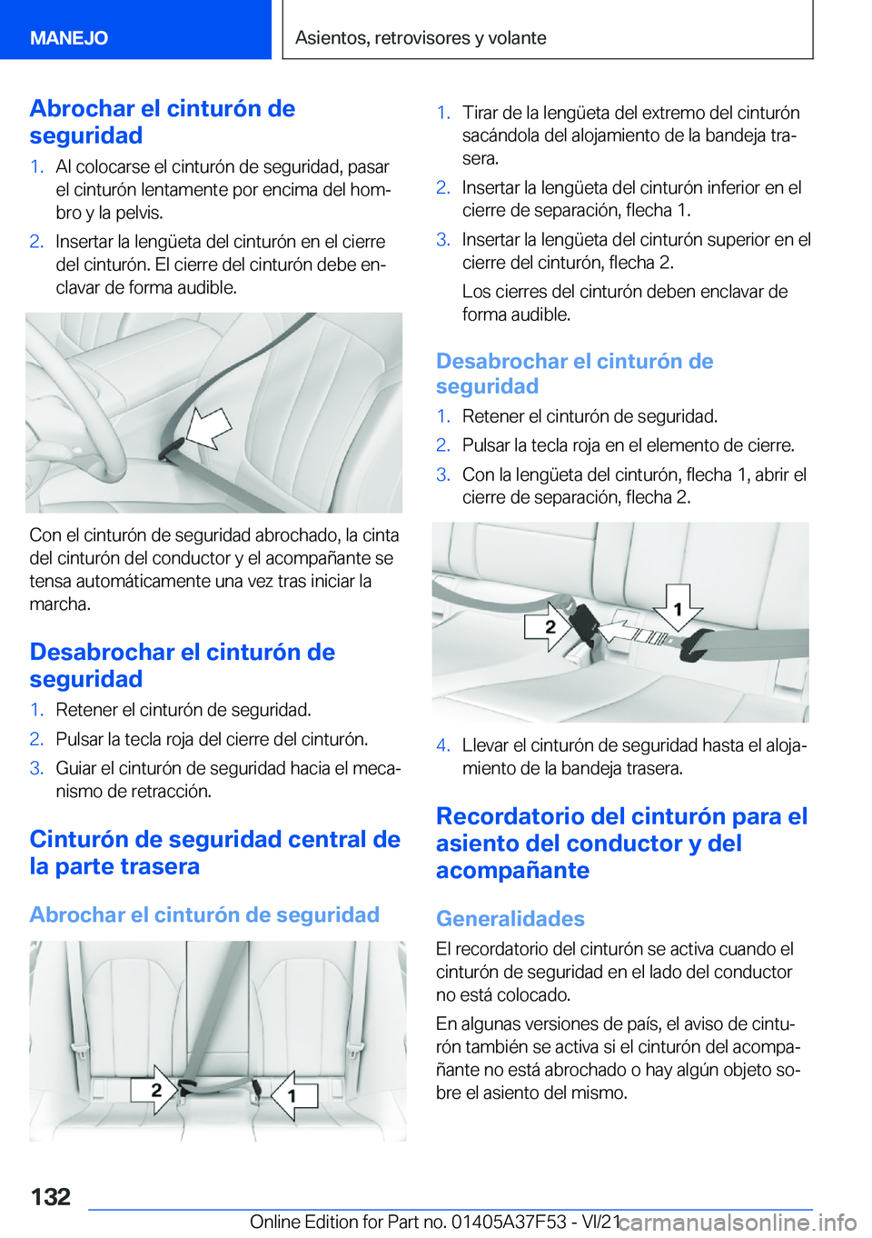 BMW M3 2022  Manuales de Empleo (in Spanish) �A�b�r�o�c�h�a�r��e�l��c�i�n�t�u�r�