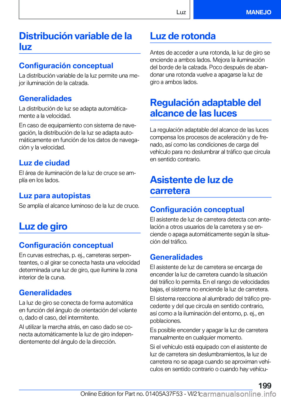 BMW M3 2022  Manuales de Empleo (in Spanish) �D�i�s�t�r�i�b�u�c�i�