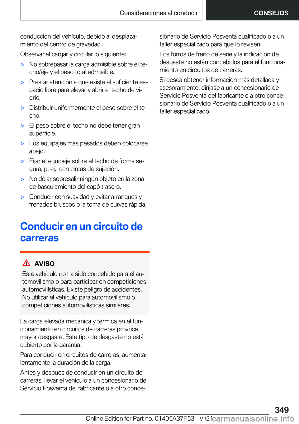 BMW M3 2022  Manuales de Empleo (in Spanish) �c�o�n�d�u�c�c�i�