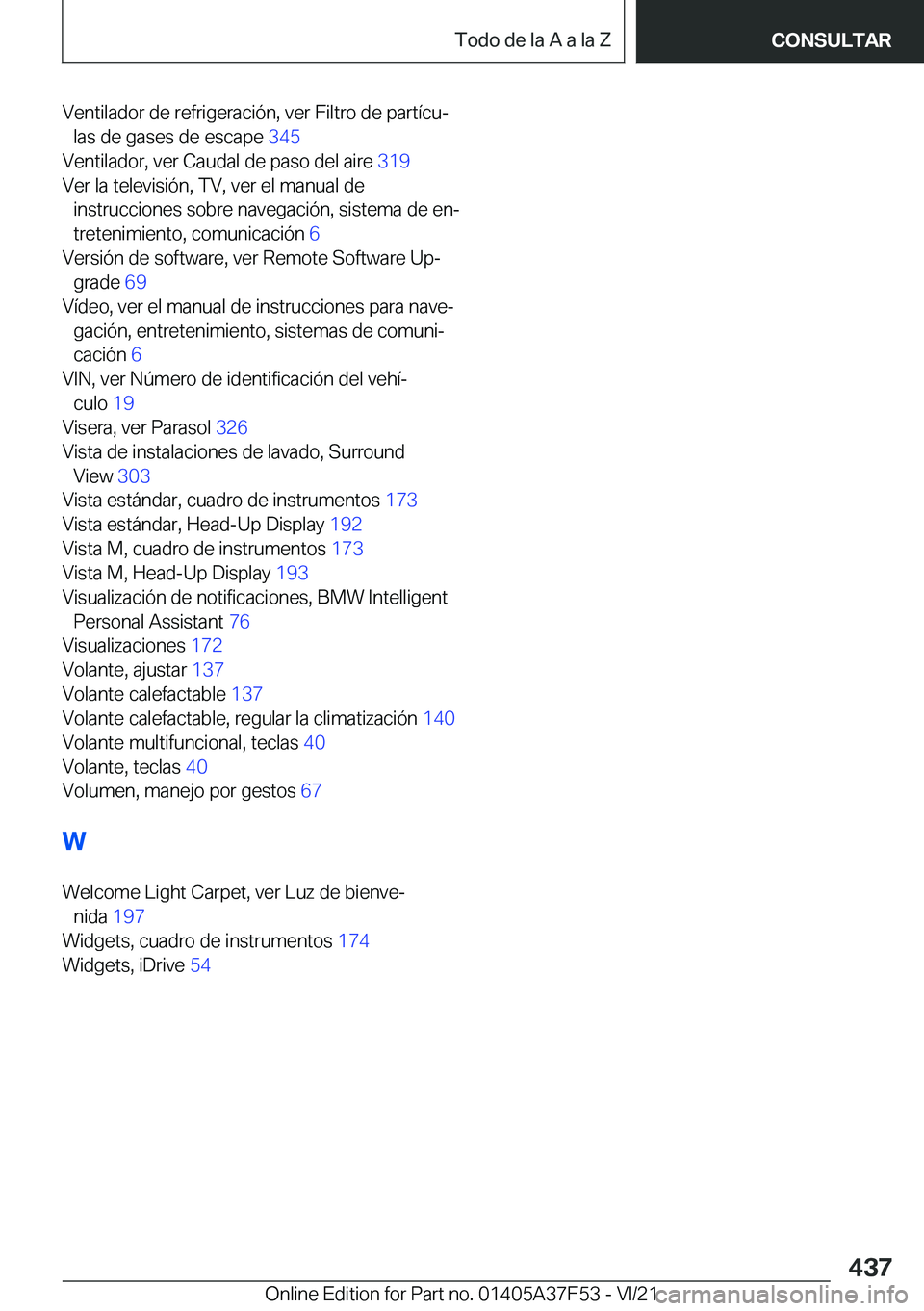 BMW M3 2022  Manuales de Empleo (in Spanish) �V�e�n�t�i�l�a�d�o�r��d�e��r�e�f�r�i�g�e�r�a�c�i�