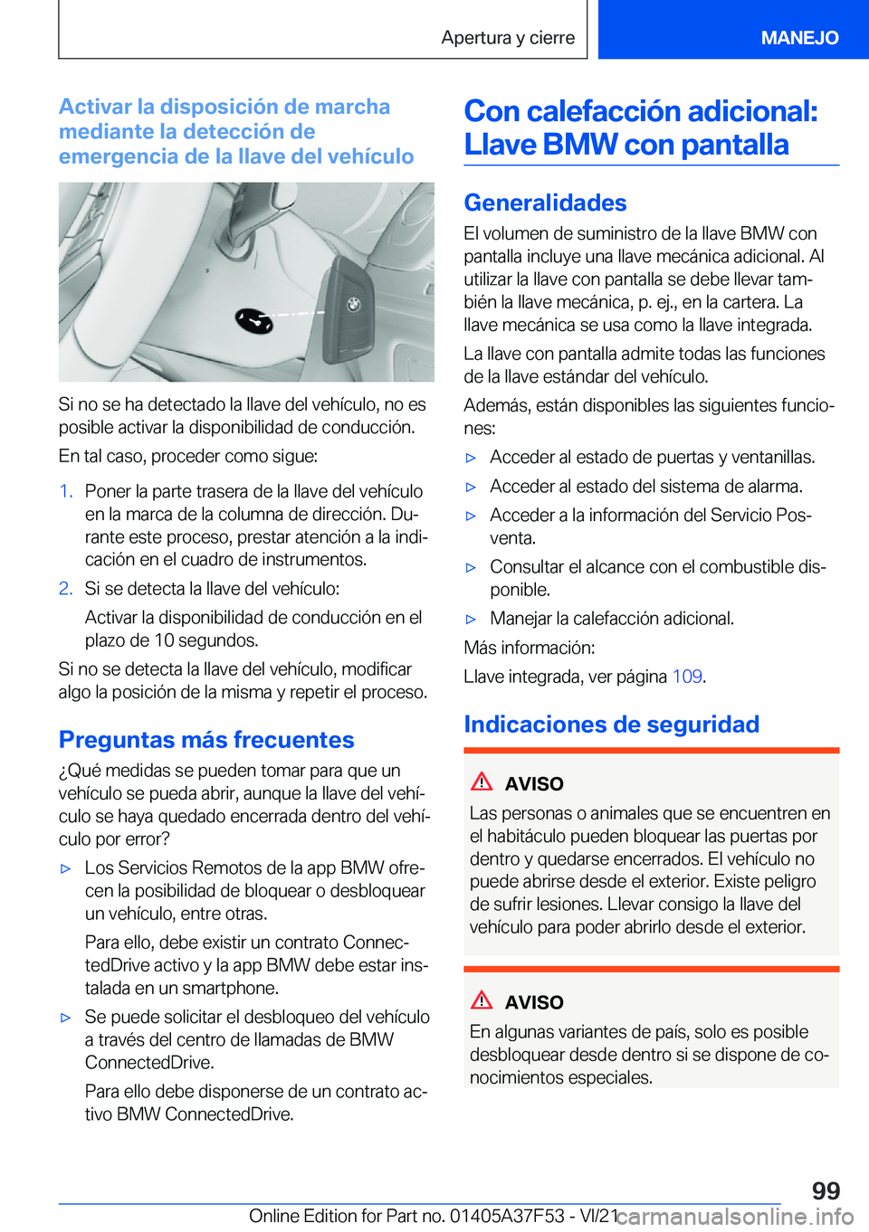 BMW M3 2022  Manuales de Empleo (in Spanish) �A�c�t�i�v�a�r��l�a��d�i�s�p�o�s�i�c�i�