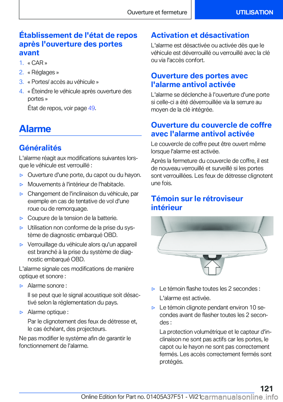 BMW M3 2022  Notices Demploi (in French) �