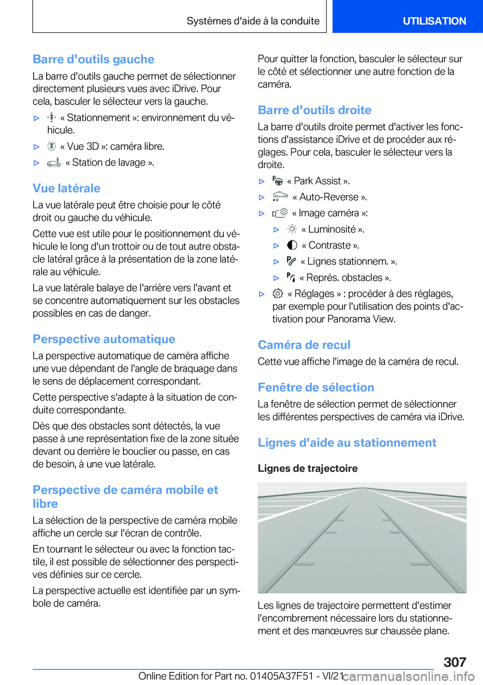 BMW M3 2022  Notices Demploi (in French) �B�a�r�r�e��d�'�o�u�t�i�l�s��g�a�u�c�h�e
�L�a��b�a�r�r�e��d�'�o�u�t�i�l�s��g�a�u�c�h�e��p�e�r�m�e�t��d�e��s�é�l�e�c�t�i�o�n�n�e�r
�d�i�r�e�c�t�e�m�e�n�t��p�l�u�s�i�e�u�r�s��v�u�e�s�