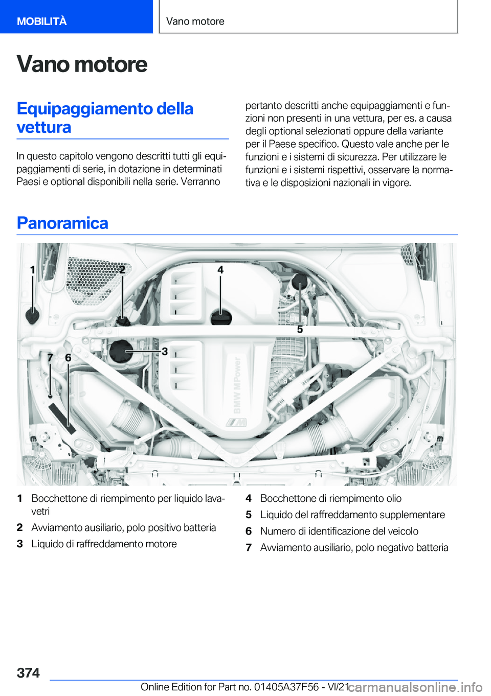 BMW M3 2022  Libretti Di Uso E manutenzione (in Italian) �V�a�n�o��m�o�t�o�r�e�E�q�u�i�p�a�g�g�i�a�m�e�n�t�o��d�e�l�l�a�v�e�t�t�u�r�a
�I�n��q�u�e�s�t�o��c�a�p�i�t�o�l�o��v�e�n�g�o�n�o��d�e�s�c�r�i�t�t�i��t�u�t�t�i��g�l�i��e�q�u�iª
�p�a�g�g�i�a�m�