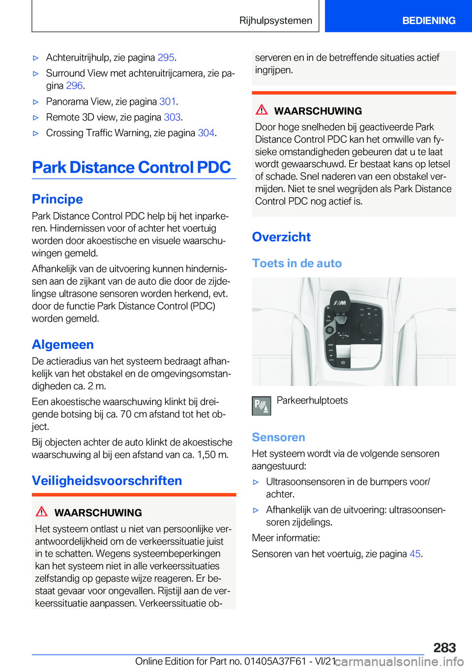 BMW M3 2022  Instructieboekjes (in Dutch) 'x�A�c�h�t�e�r�u�i�t�r�i�j�h�u�l�p�,��z�i�e��p�a�g�i�n�a��2�9�5�.'x�S�u�r�r�o�u�n�d��V�i�e�w��m�e�t��a�c�h�t�e�r�u�i�t�r�i�j�c�a�m�e�r�a�,��z�i�e��p�aj
�g�i�n�a� �2�9�6�.'x�P�a�n