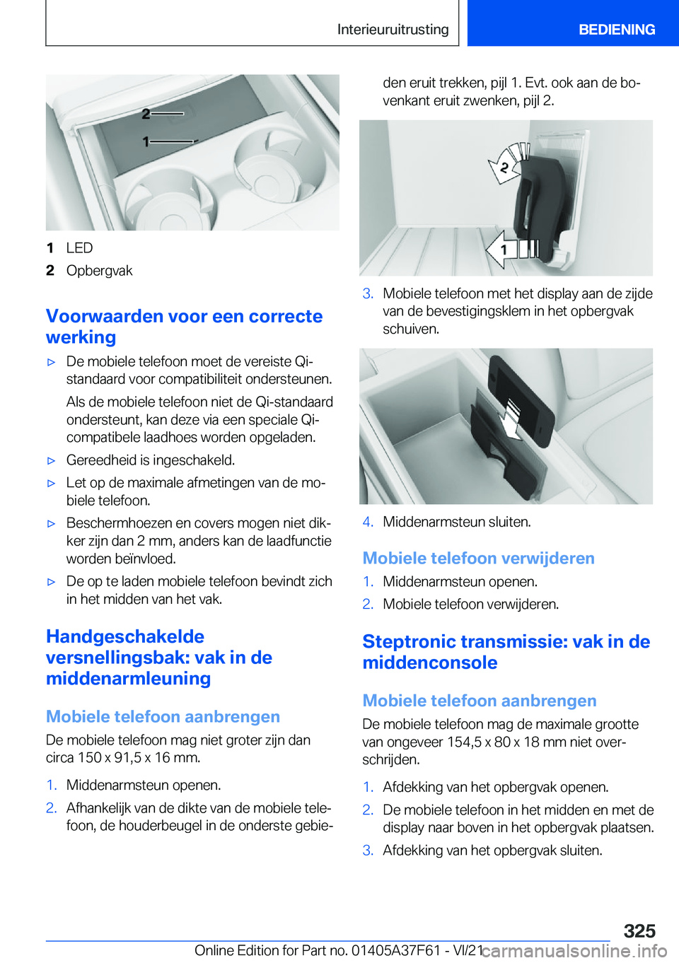 BMW M3 2022  Instructieboekjes (in Dutch) �1�L�E�D�2�O�p�b�e�r�g�v�a�k
�V�o�o�r�w�a�a�r�d�e�n��v�o�o�r��e�e�n��c�o�r�r�e�c�t�e
�w�e�r�k�i�n�g
'x�D�e��m�o�b�i�e�l�e��t�e�l�e�f�o�o�n��m�o�e�t��d�e��v�e�r�e�i�s�t�e��Q�i�- �s�t�a�n�d