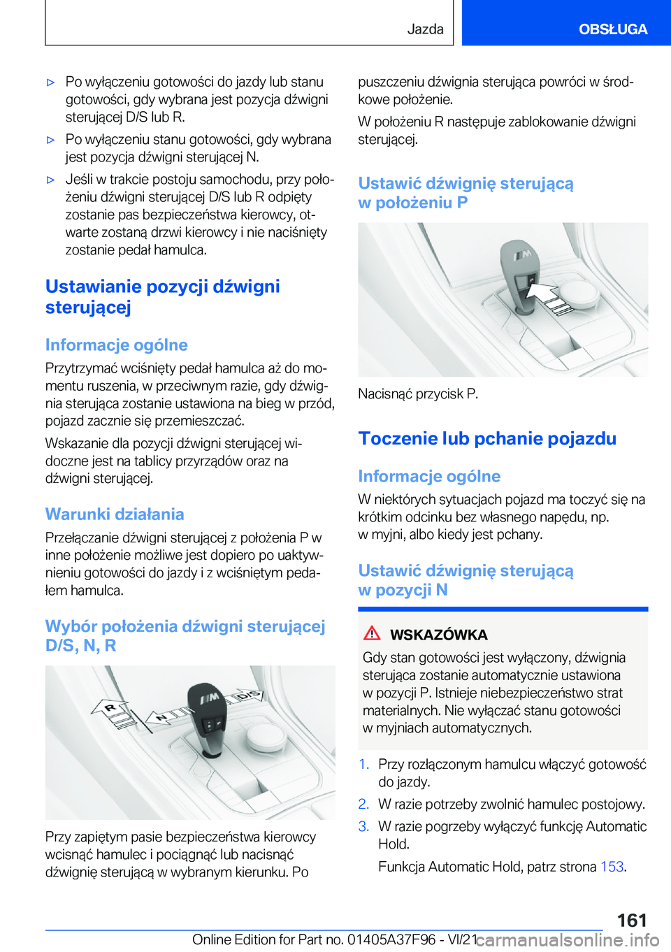 BMW M3 2022  Instrukcja obsługi (in Polish) 'x�P�o��w�y�ł�