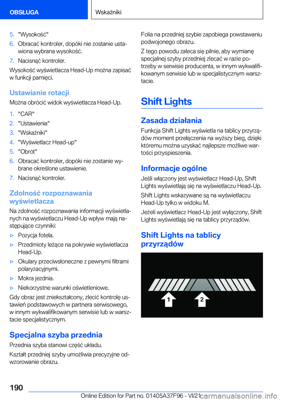 BMW M3 2022  Instrukcja obsługi (in Polish) �5�.��W�y�s�o�k�o�