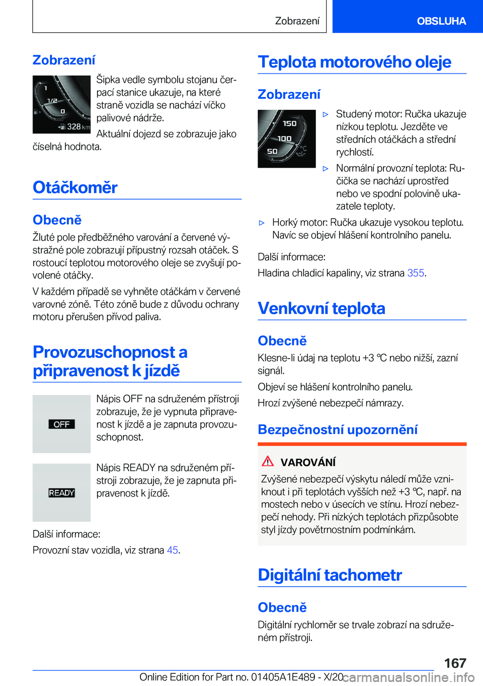 BMW M3 2021  Návod na použití (in Czech) �Z�o�b�r�a�z�e�n�