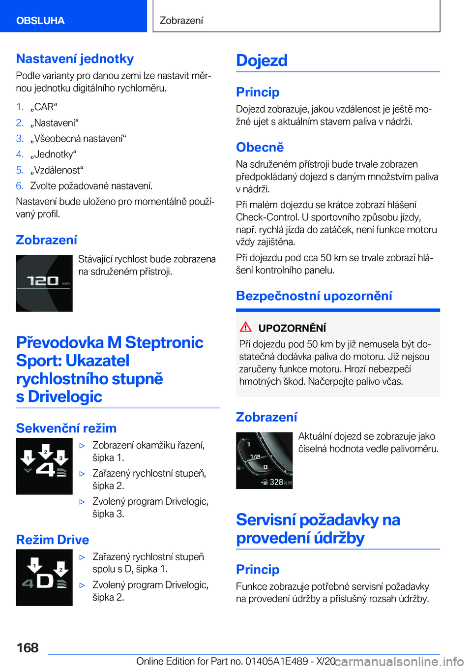 BMW M3 2021  Návod na použití (in Czech) �N�a�s�t�a�v�e�n�