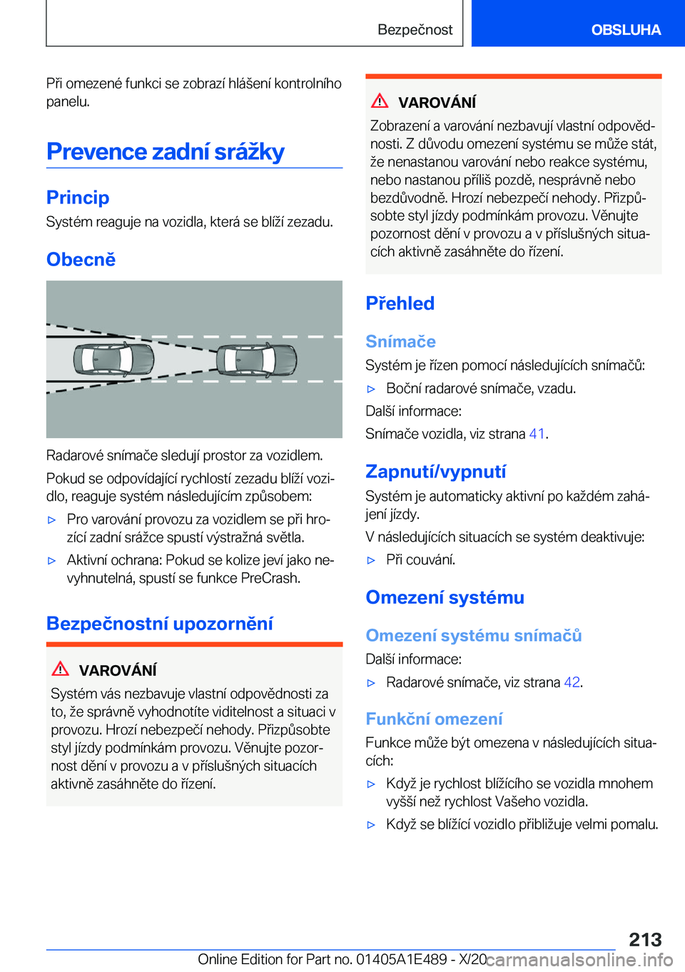 BMW M3 2021  Návod na použití (in Czech) �P�i��o�m�e�z�e�n�