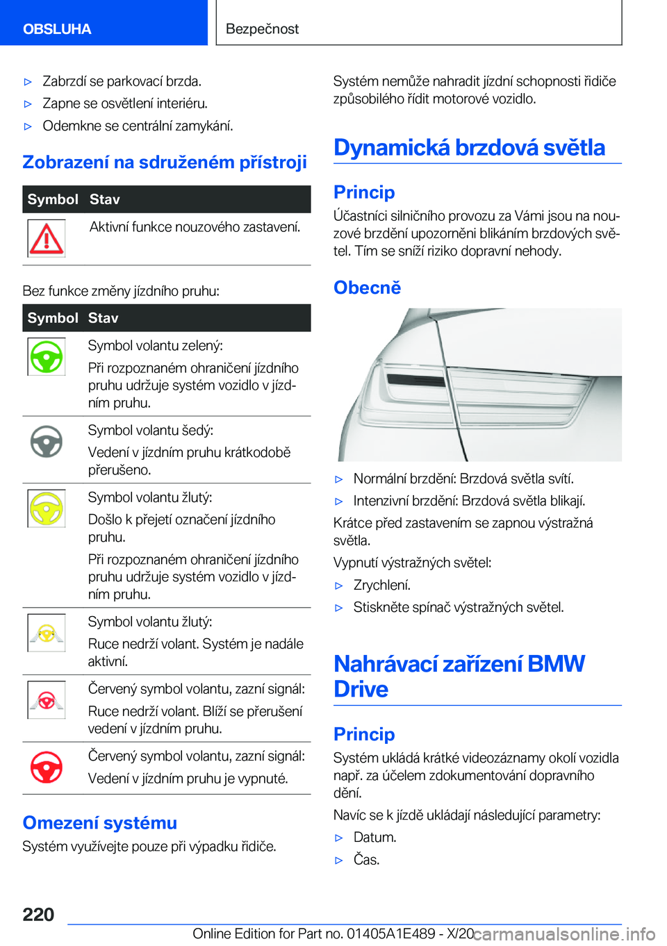 BMW M3 2021  Návod na použití (in Czech) 'x�Z�a�b�r�z�d�