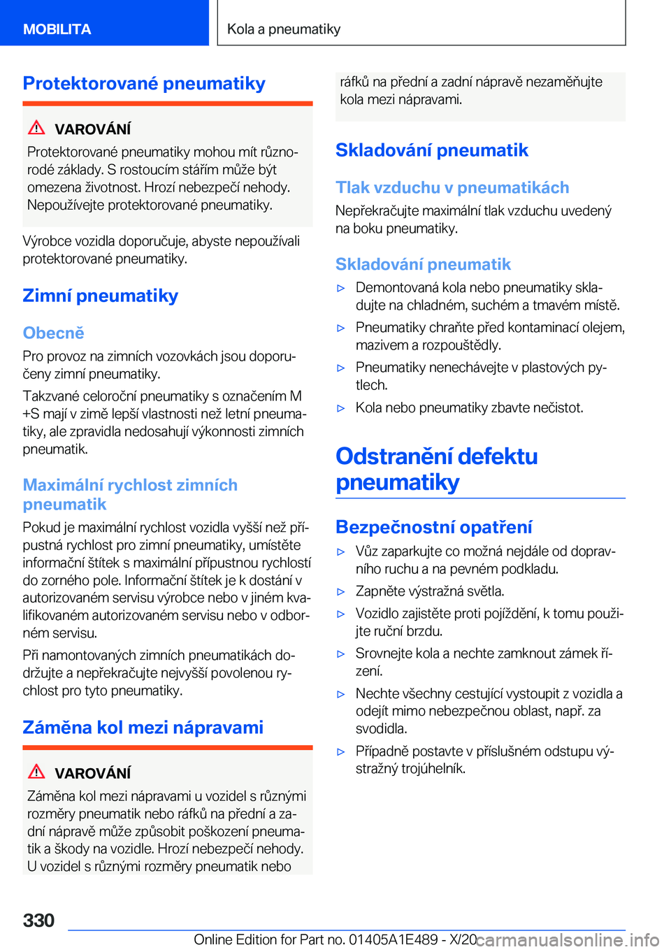 BMW M3 2021  Návod na použití (in Czech) �P�r�o�t�e�k�t�o�r�o�v�a�n�
