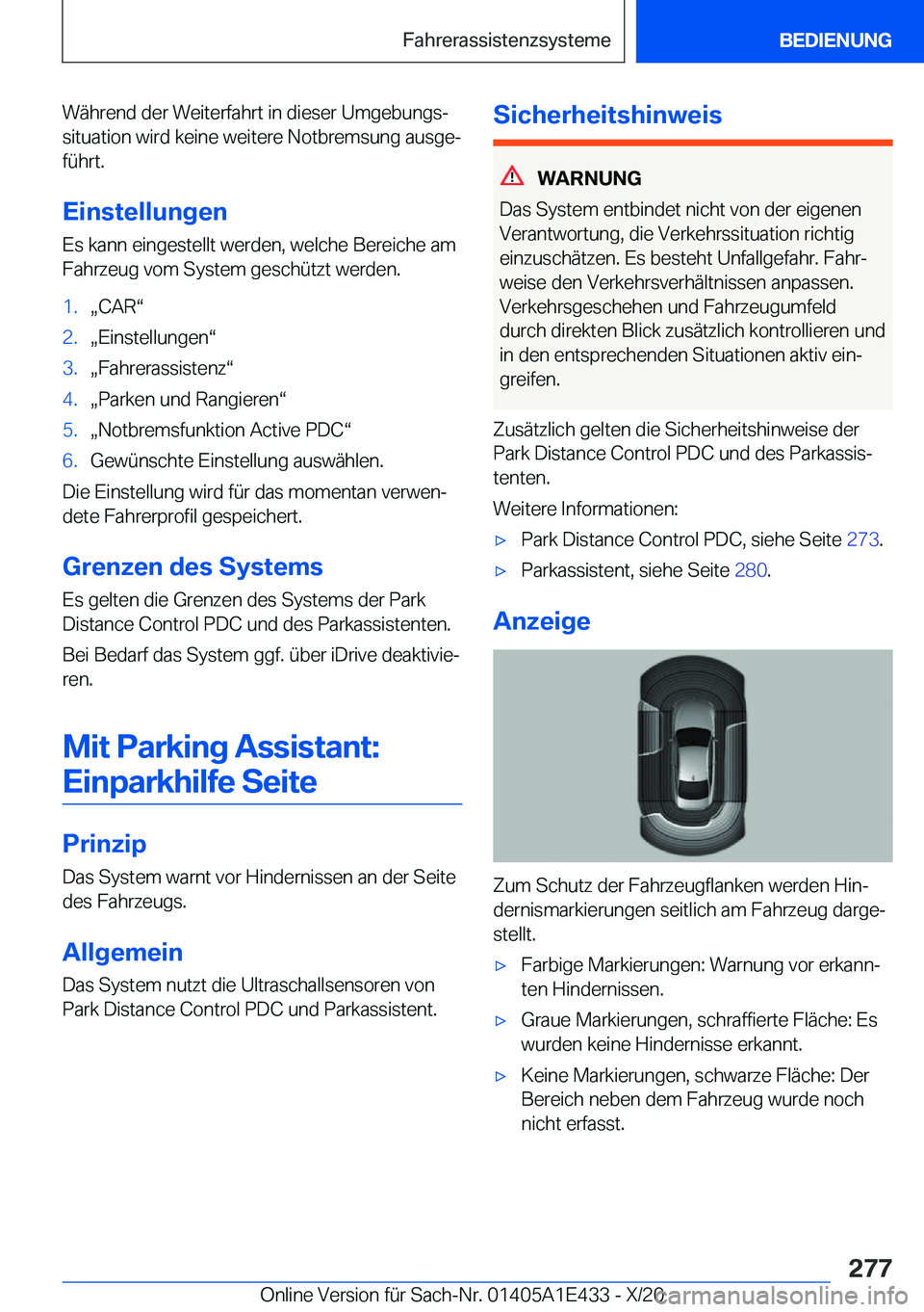BMW M3 2021  Betriebsanleitungen (in German) �W�