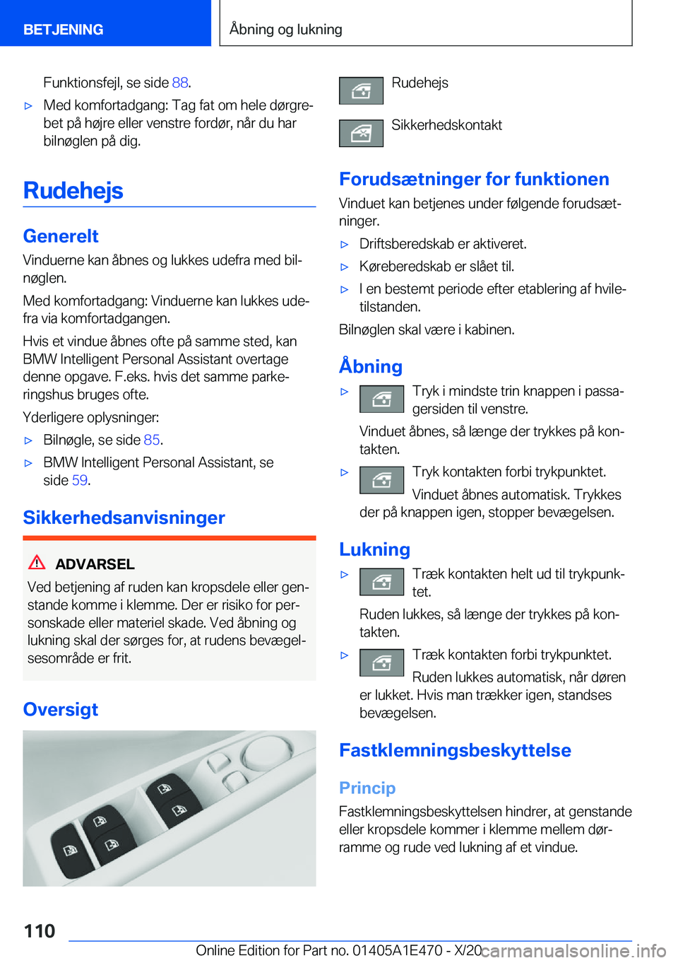 BMW M3 2021  InstruktionsbØger (in Danish) �F�u�n�k�t�i�o�n�s�f�e�j�l�,��s�e��s�i�d�e��8�8�.'x�M�e�d��k�o�m�f�o�r�t�a�d�g�a�n�g�:��T�a�g��f�a�t��o�m��h�e�l�e��d�