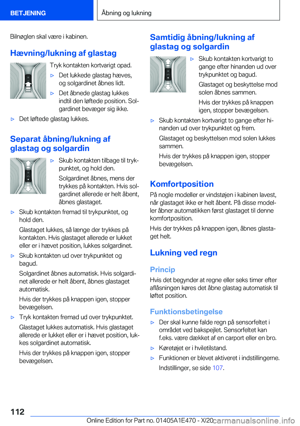 BMW M3 2021  InstruktionsbØger (in Danish) �B�i�l�n�
