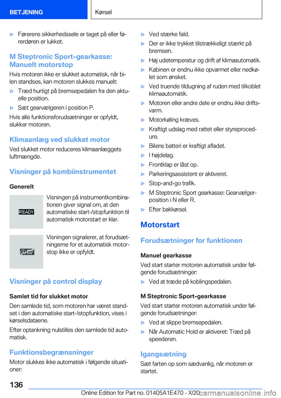 BMW M3 2021  InstruktionsbØger (in Danish) 'x�F�