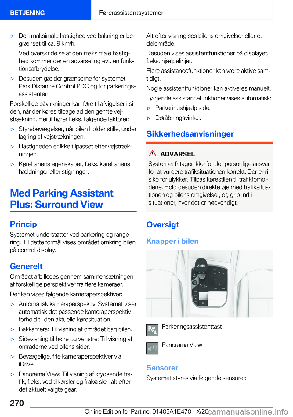 BMW M3 2021  InstruktionsbØger (in Danish) 'x�D�e�n��m�a�k�s�i�m�a�l�e��h�a�s�t�i�g�h�e�d��v�e�d��b�a�k�n�i�n�g��e�r��b�ej
�g�r�æ�n�s�e�t��t�i�l��c�a�.��9��k�m�/�h�.
�V�e�d��o�v�e�r�s�k�r�i�d�e�l�s�e��a�f��d�e�n��m�a�k�s�i�