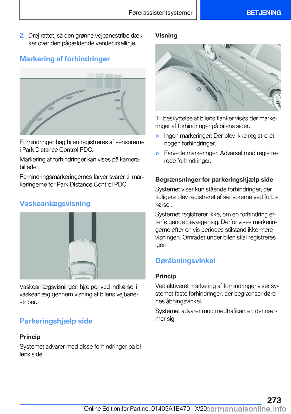BMW M3 2021  InstruktionsbØger (in Danish) �2�.�D�r�e�j��r�a�t�t�e�t�,��s�å��d�e�n��g�r�