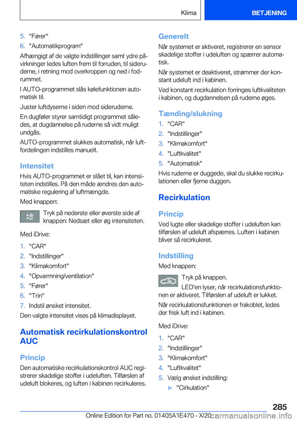 BMW M3 2021  InstruktionsbØger (in Danish) �5�.��F�