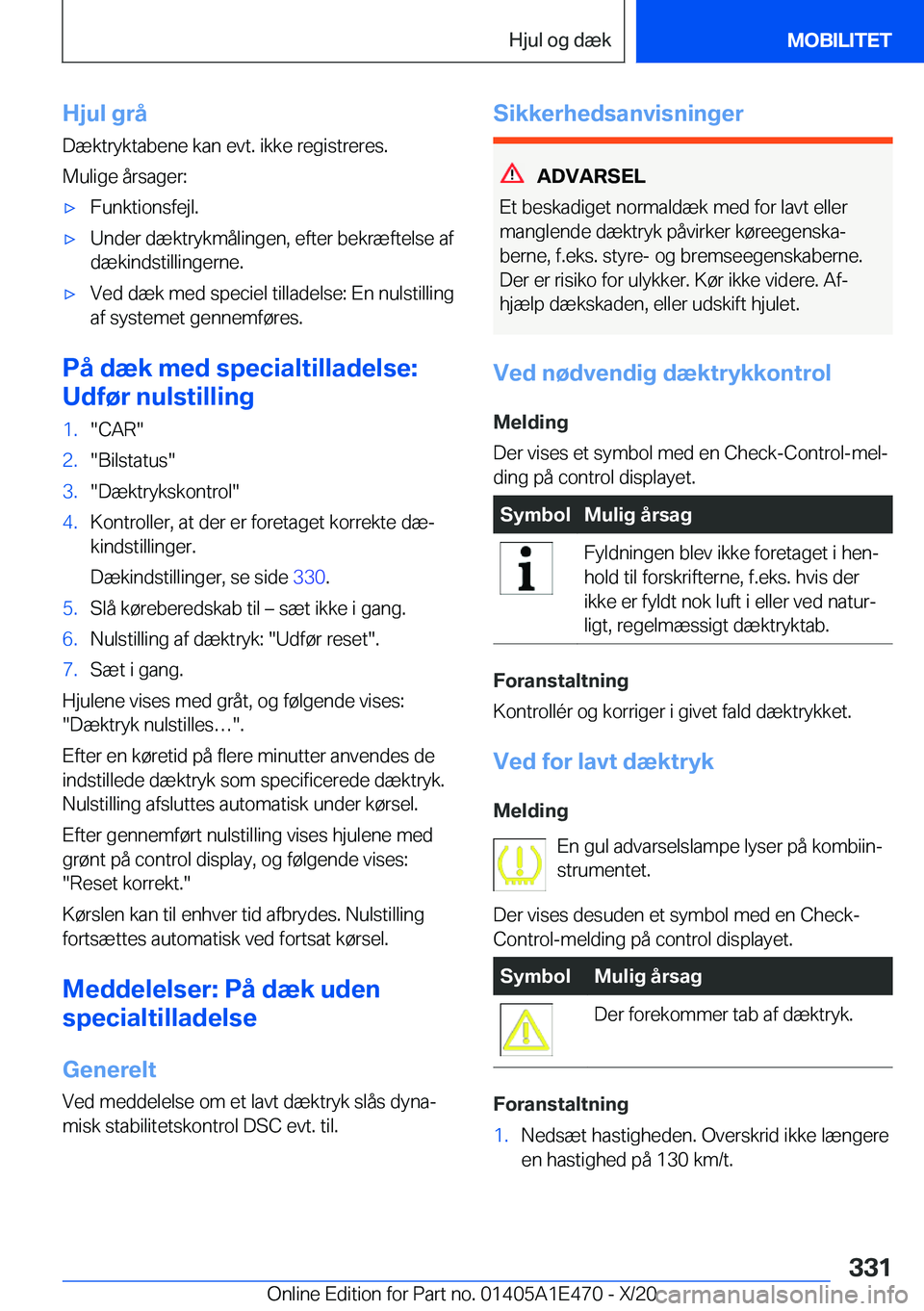 BMW M3 2021  InstruktionsbØger (in Danish) �H�j�u�l��g�r�å
�D�æ�k�t�r�y�k�t�a�b�e�n�e��k�a�n��e�v�t�.��i�k�k�e��r�e�g�i�s�t�r�e�r�e�s�.
�M�u�l�i�g�e��å�r�s�a�g�e�r�:'x�F�u�n�k�t�i�o�n�s�f�e�j�l�.'x�U�n�d�e�r��d�æ�k�t�r�y�k�m