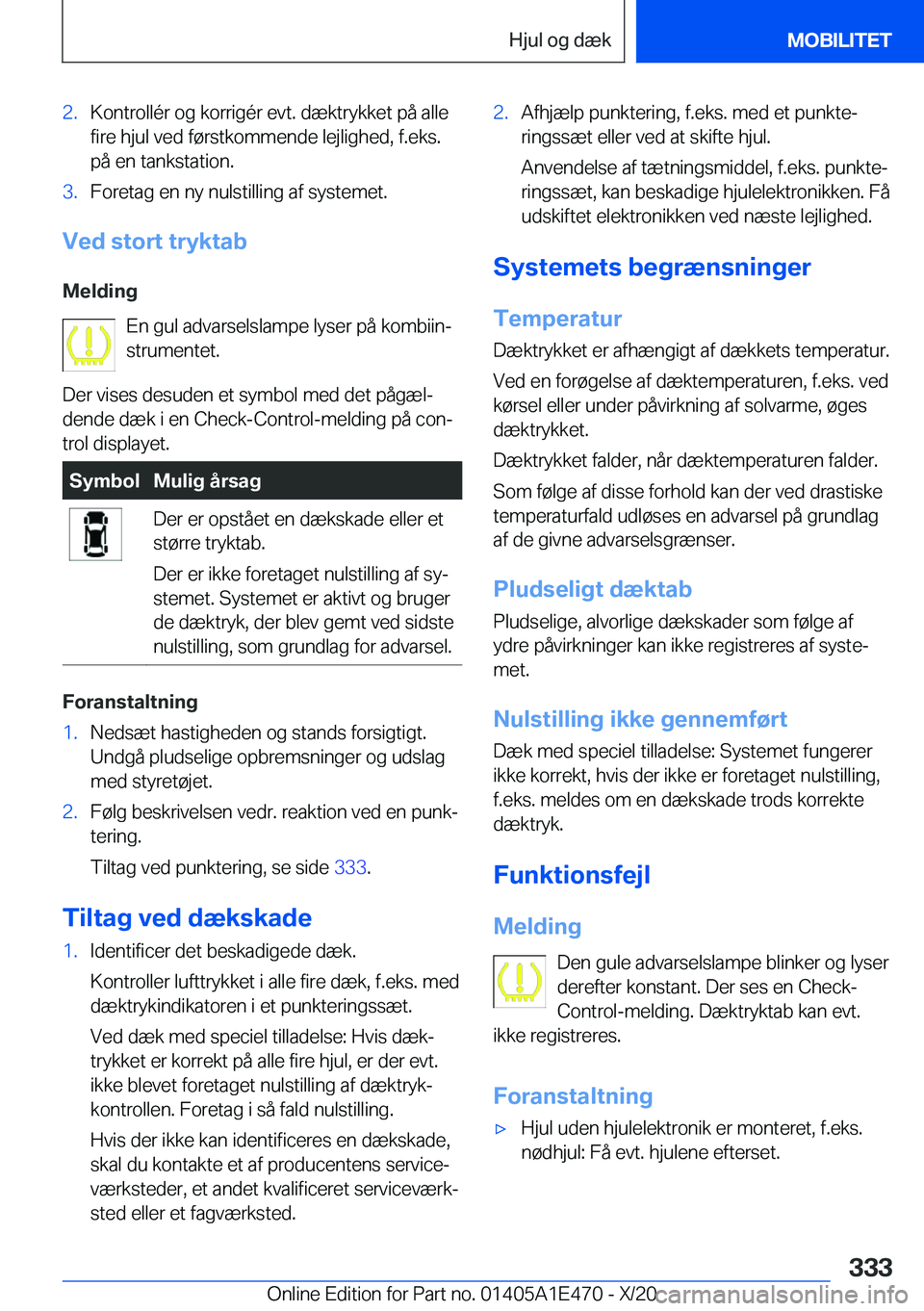 BMW M3 2021  InstruktionsbØger (in Danish) �2�.�K�o�n�t�r�o�l�l�