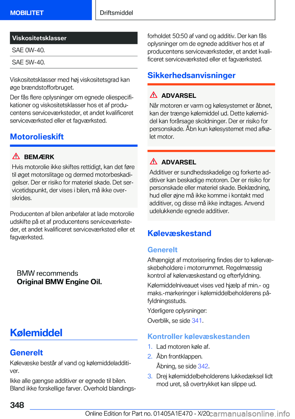 BMW M3 2021  InstruktionsbØger (in Danish) �V�i�s�k�o�s�i�t�e�t�s�k�l�a�s�s�e�r�S�A�E��0�W�-�4�0�.�S�A�E��5�W�-�4�0�.
�V�i�s�k�o�s�i�t�e�t�s�k�l�a�s�s�e�r��m�e�d��h�