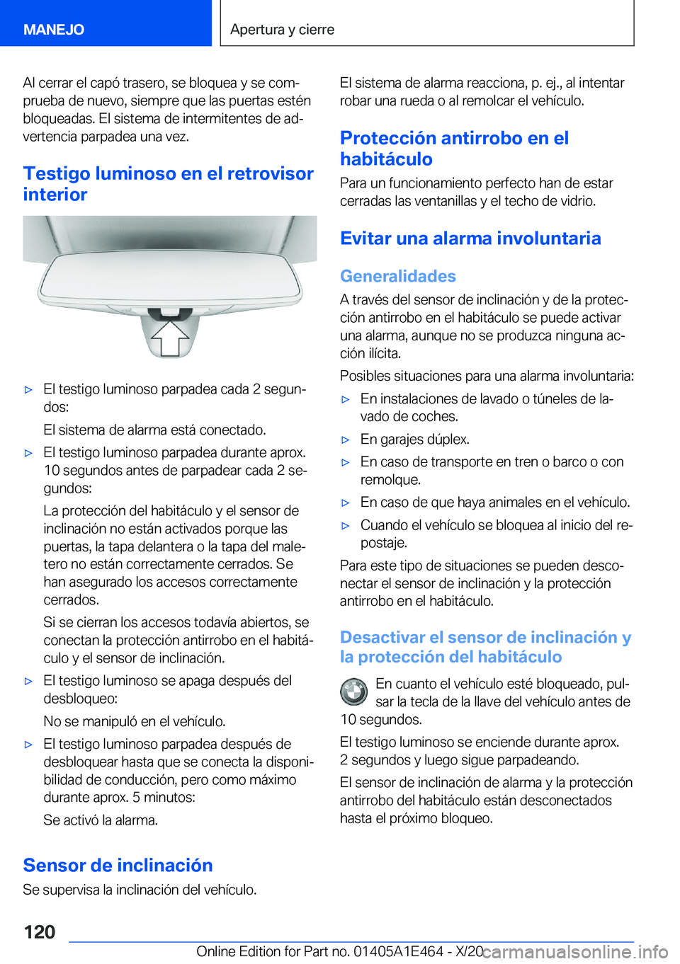 BMW M3 2021  Manuales de Empleo (in Spanish) �A�l��c�e�r�r�a�r��e�l��c�a�p�