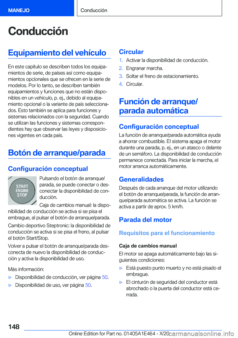 BMW M3 2021  Manuales de Empleo (in Spanish) �C�o�n�d�u�c�c�i�