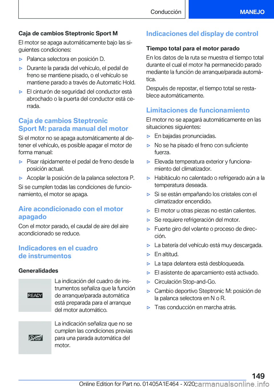 BMW M3 2021  Manuales de Empleo (in Spanish) �C�a�j�a��d�e��c�a�m�b�i�o�s��S�t�e�p�t�r�o�n�i�c��S�p�o�r�t��M�E�l��m�o�t�o�r��s�e��a�p�a�g�a��a�u�t�o�m�