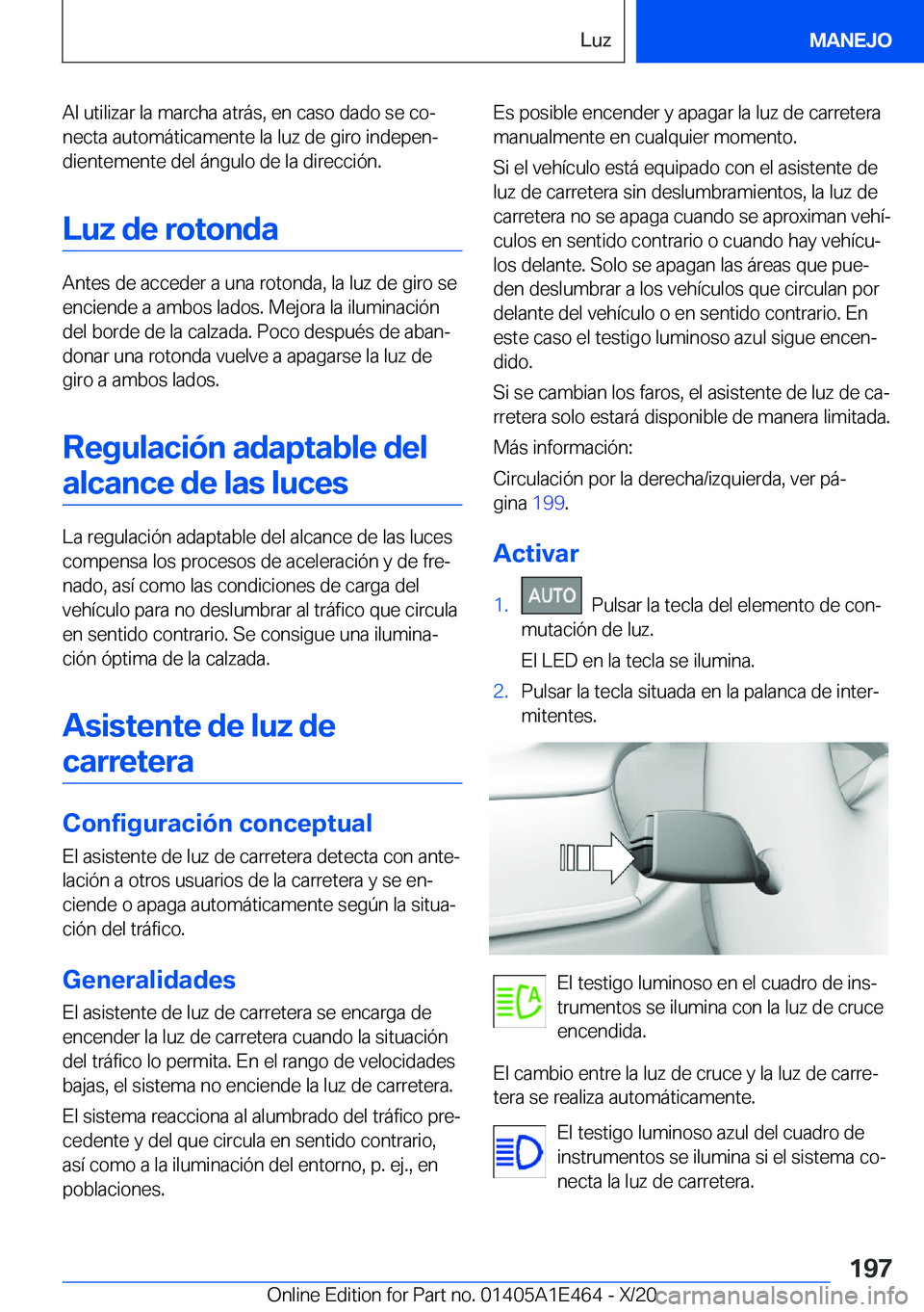 BMW M3 2021  Manuales de Empleo (in Spanish) �A�l��u�t�i�l�i�z�a�r��l�a��m�a�r�c�h�a��a�t�r�