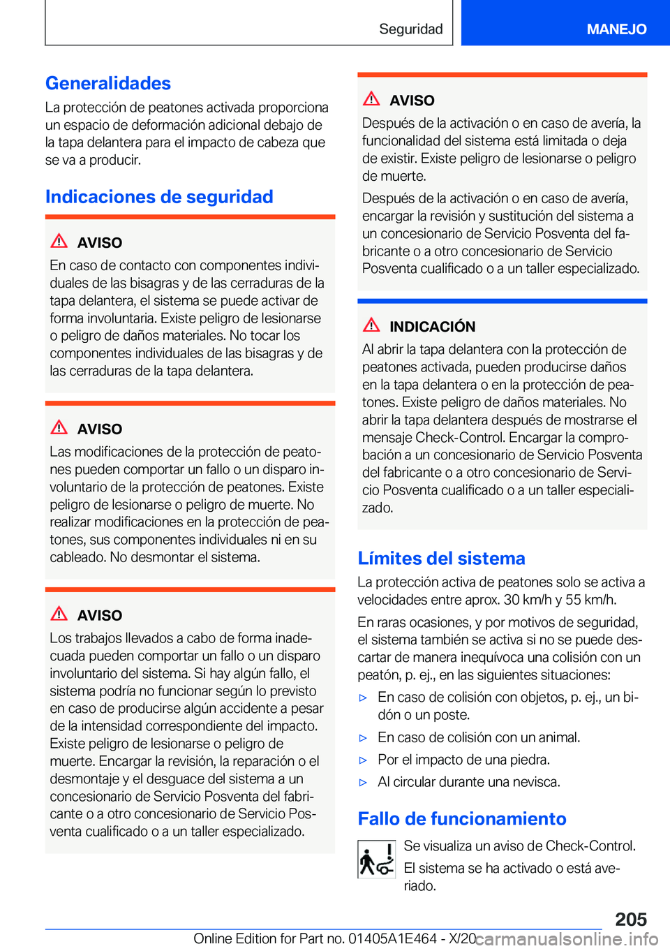 BMW M3 2021  Manuales de Empleo (in Spanish) �G�e�n�e�r�a�l�i�d�a�d�e�s
�L�a��p�r�o�t�e�c�c�i�