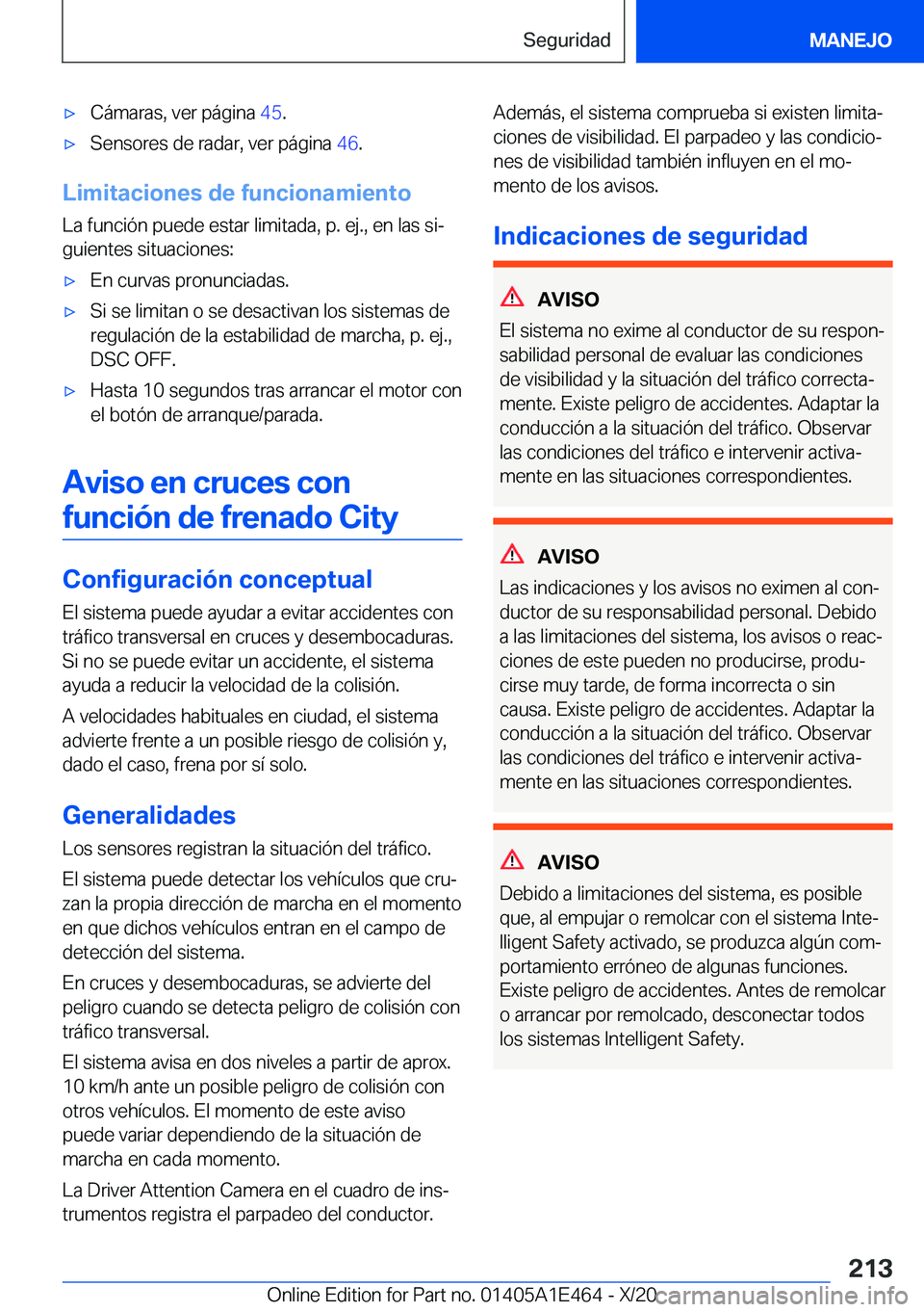BMW M3 2021  Manuales de Empleo (in Spanish) x�C�