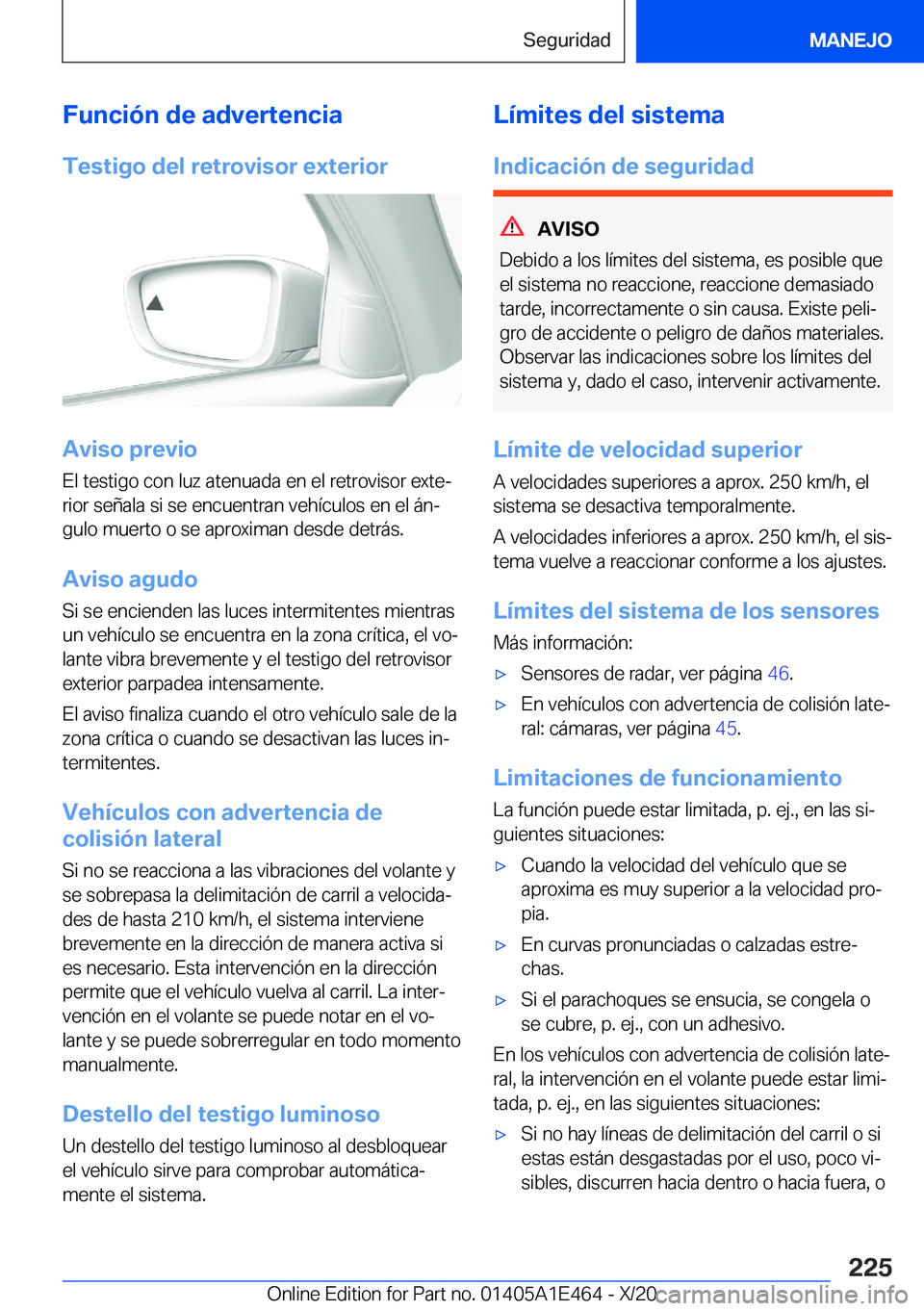 BMW M3 2021  Manuales de Empleo (in Spanish) �F�u�n�c�i�