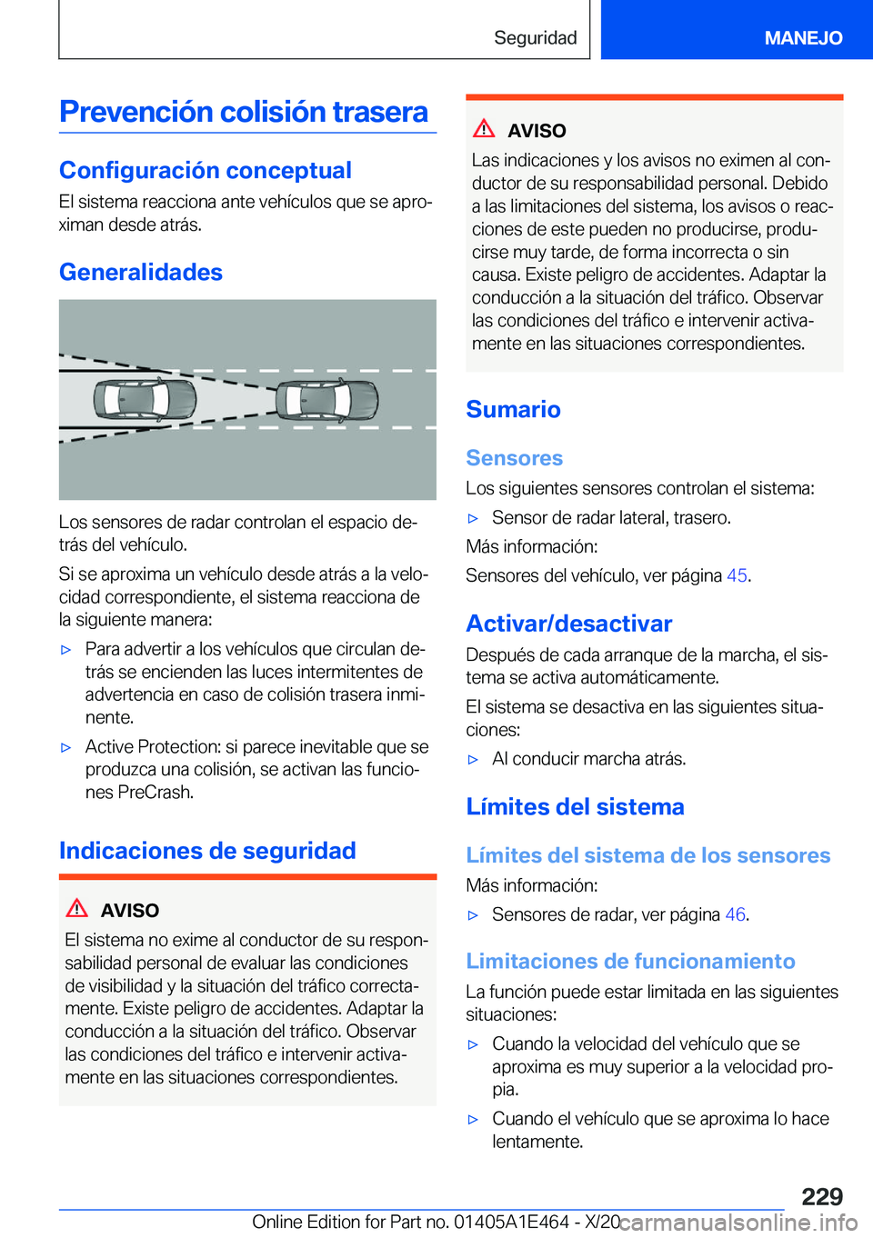 BMW M3 2021  Manuales de Empleo (in Spanish) �P�r�e�v�e�n�c�i�