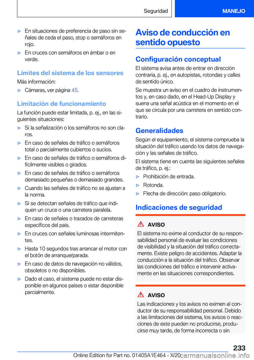 BMW M3 2021  Manuales de Empleo (in Spanish) x�E�n��s�i�t�u�a�c�i�o�n�e�s��d�e��p�r�e�f�e�r�e�n�c�i�a��d�e��p�a�s�o��s�i�n��s�eª�