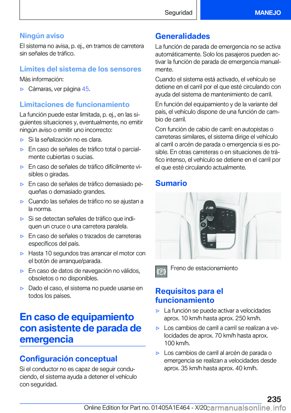 BMW M3 2021  Manuales de Empleo (in Spanish) �N�i�n�g�