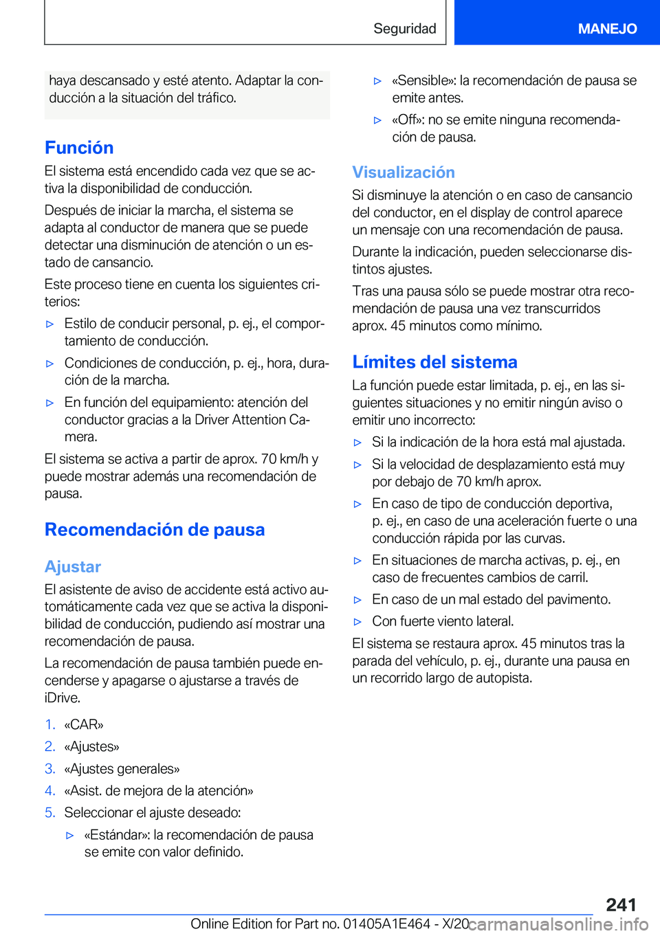 BMW M3 2021  Manuales de Empleo (in Spanish) �h�a�y�a��d�e�s�c�a�n�s�a�d�o��y��e�s�t�