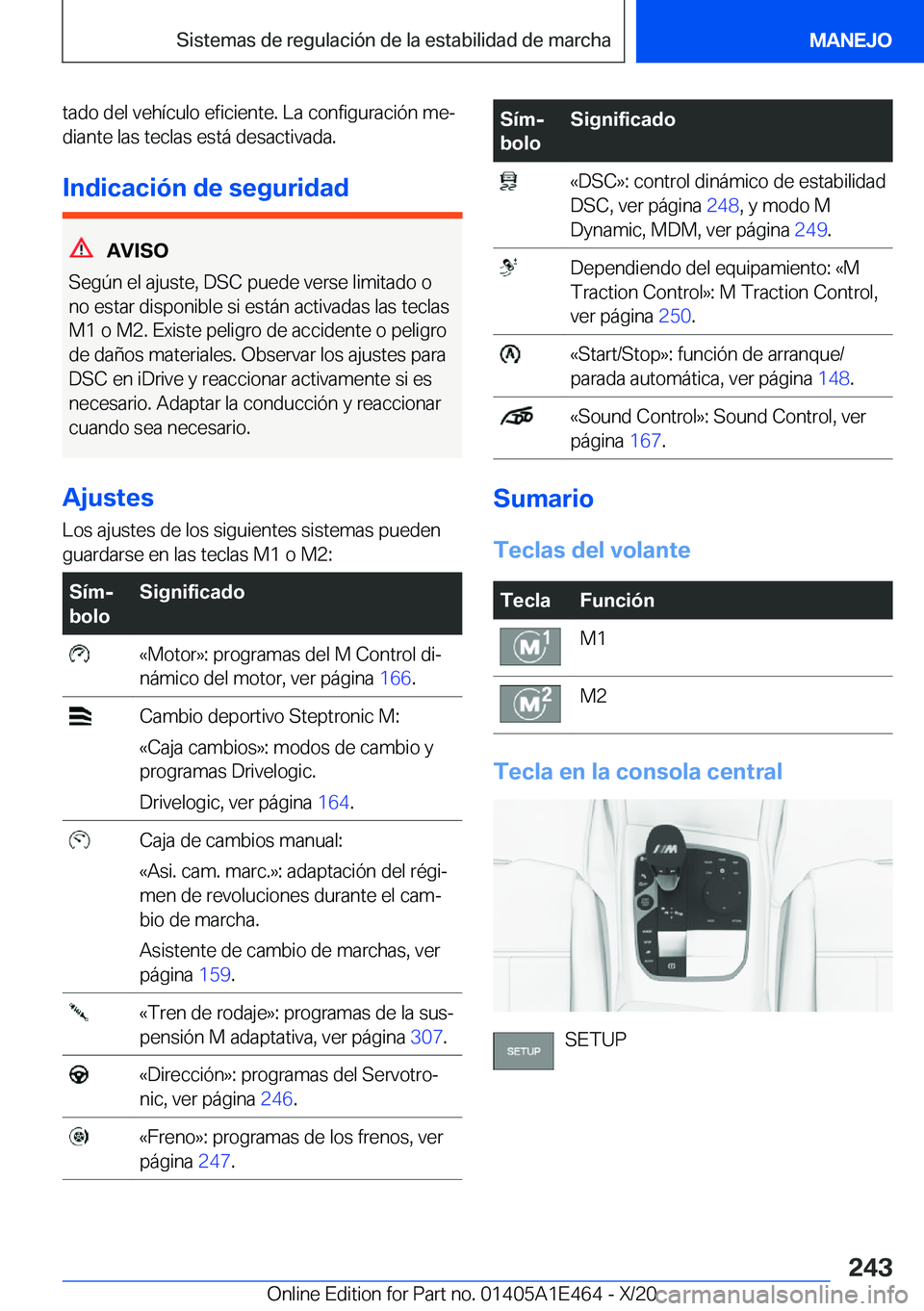 BMW M3 2021  Manuales de Empleo (in Spanish) �t�a�d�o��d�e�l��v�e�h�