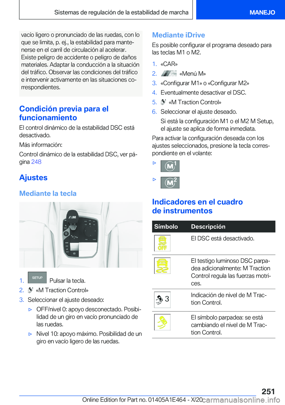 BMW M3 2021  Manuales de Empleo (in Spanish) �v�a�c�
