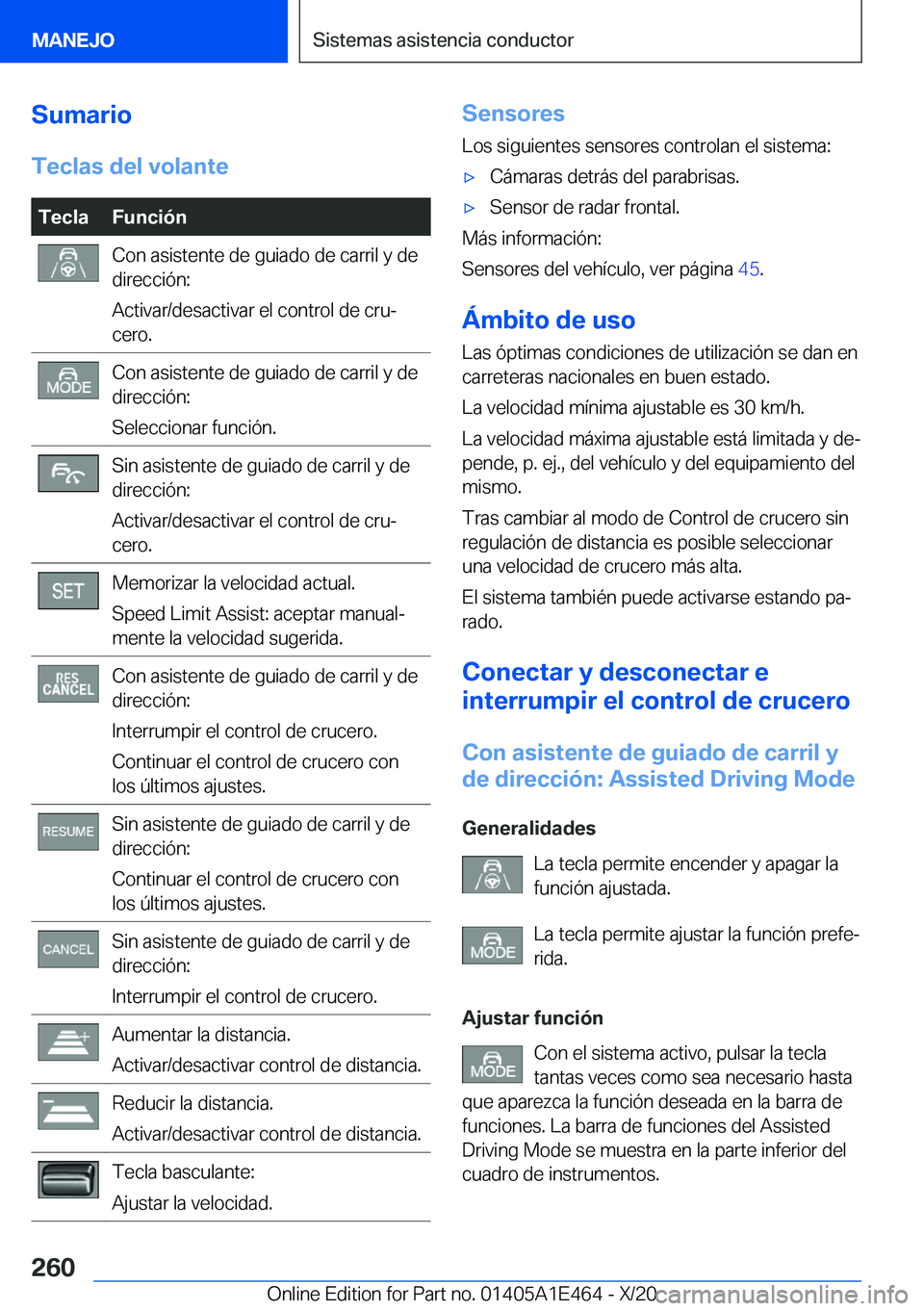 BMW M3 2021  Manuales de Empleo (in Spanish) �S�u�m�a�r�i�o�T�e�c�l�a�s��d�e�l��v�o�l�a�n�t�e�T�e�c�l�a�F�u�n�c�i�