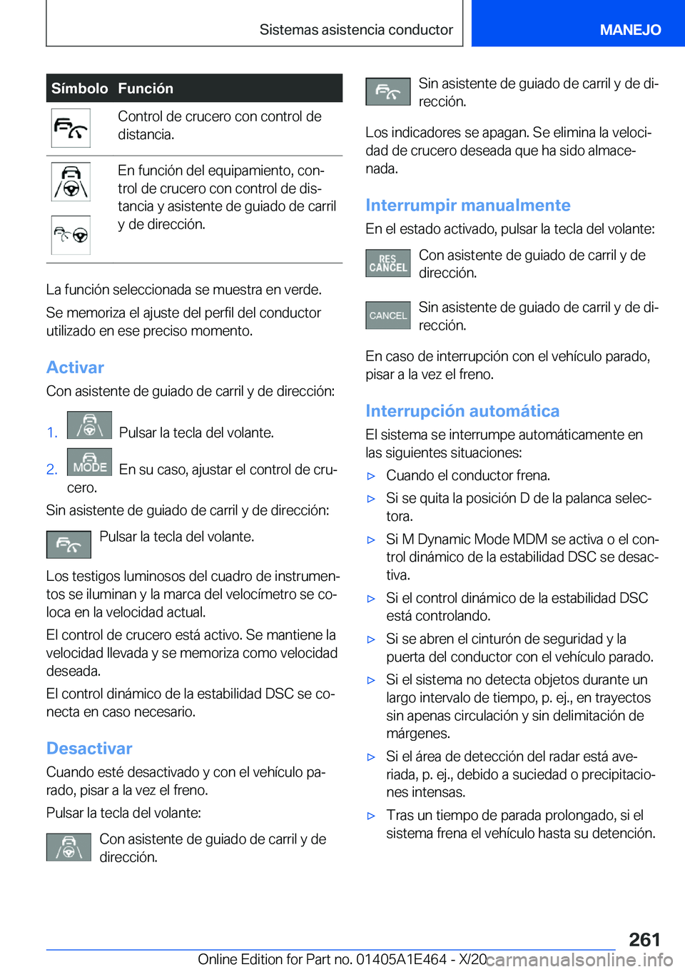 BMW M3 2021  Manuales de Empleo (in Spanish) �S�