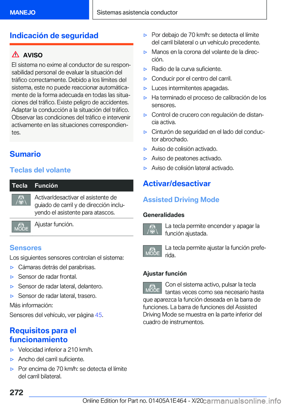 BMW M3 2021  Manuales de Empleo (in Spanish) �I�n�d�i�c�a�c�i�