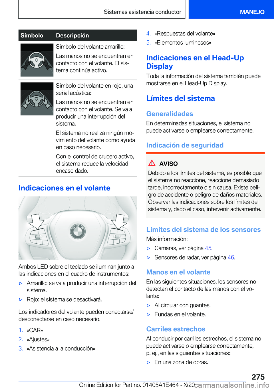 BMW M3 2021  Manuales de Empleo (in Spanish) �S�